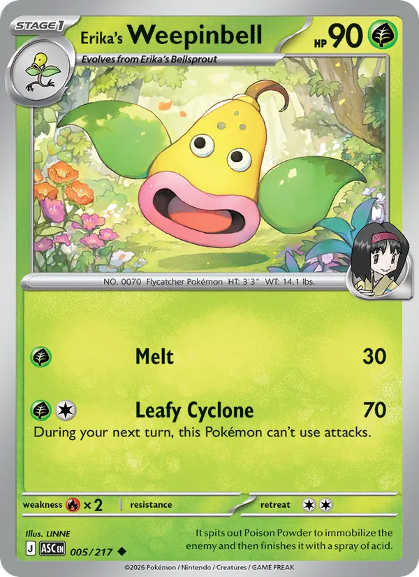 005 Erika's Weepinbell – Ascended Heroes