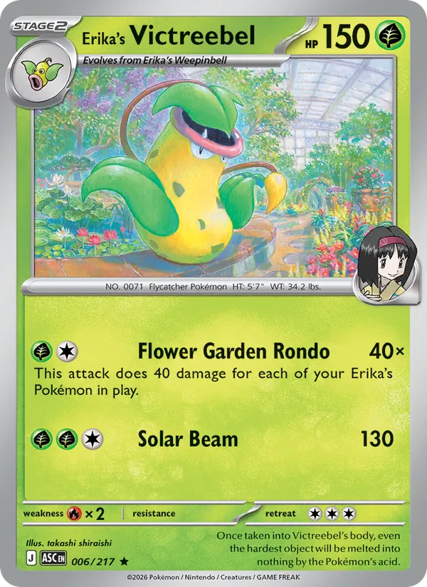 006 Erika's Victreebel – Ascended Heroes