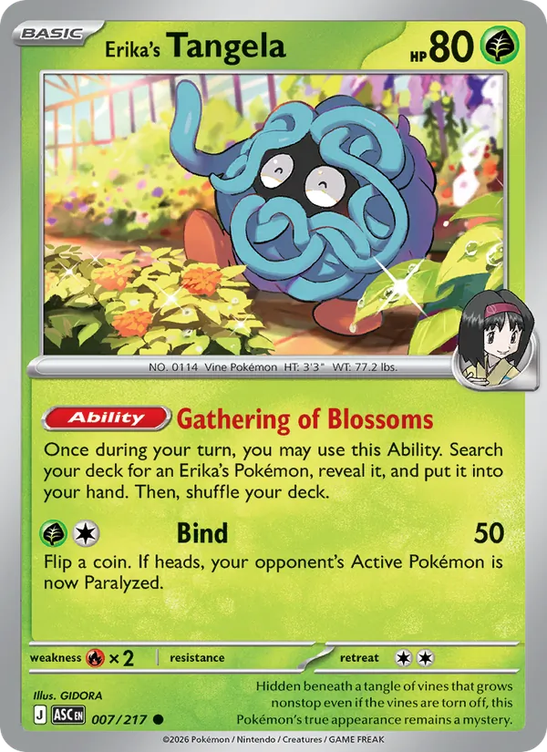 007 Erika's Tangela – Ascended Heroes