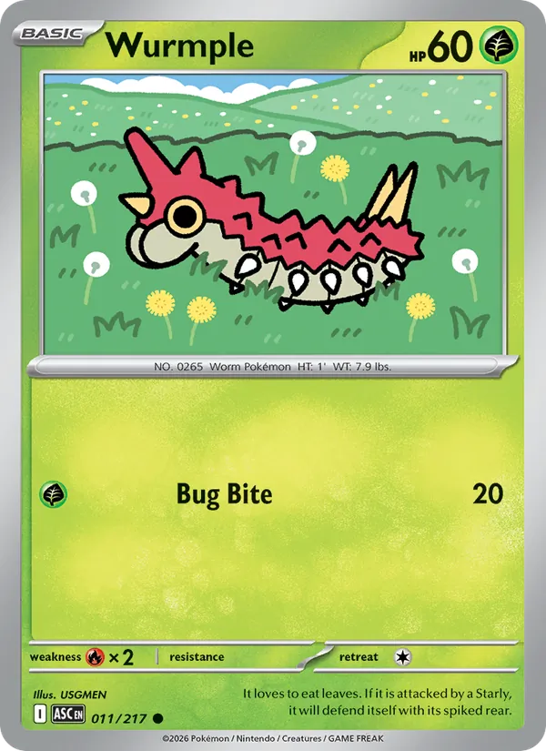 011 Wurmple – Ascended Heroes