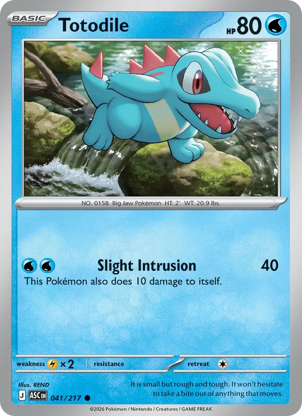 041 Totodile – Ascended Heroes
