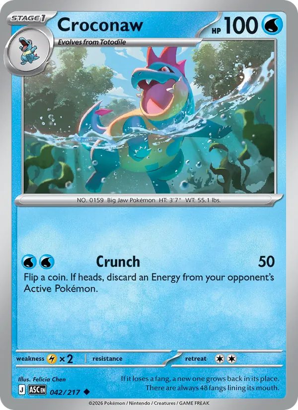 042 Croconaw – Ascended Heroes