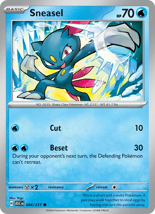 044 Sneasel – Ascended Heroes