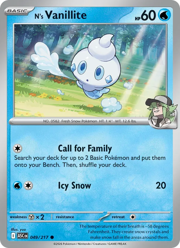 049 N's Vanillite – Ascended Heroes