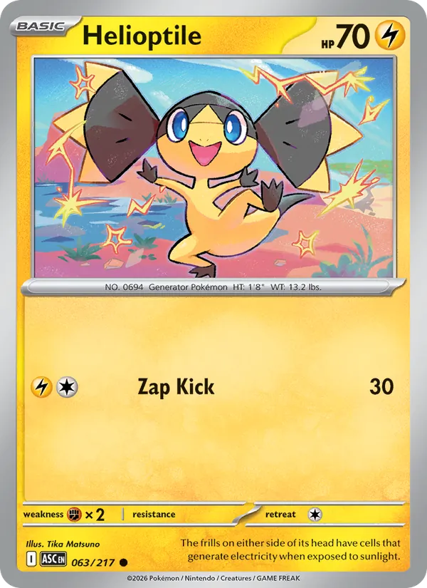 063 Helioptile – Ascended Heroes