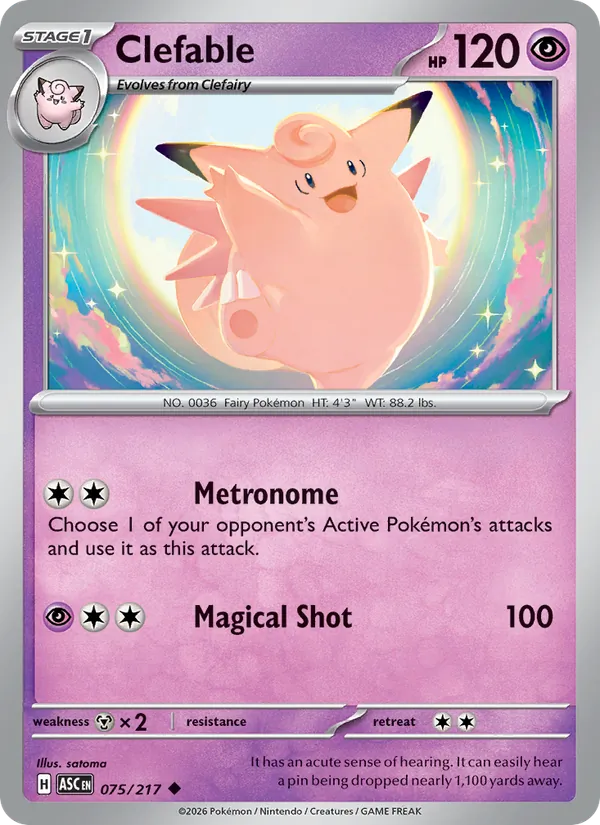 075 Clefable – Ascended Heroes