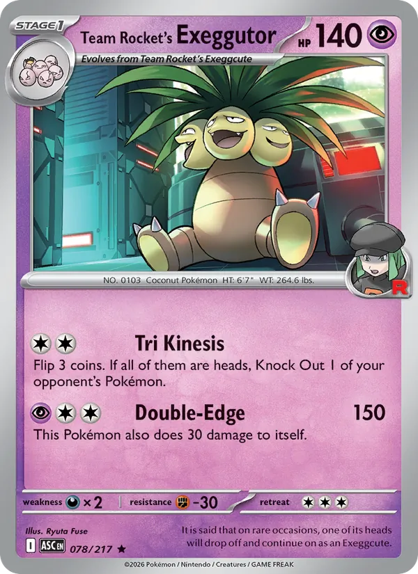 078 Team Rocket's Exeggutor – Ascended Heroes