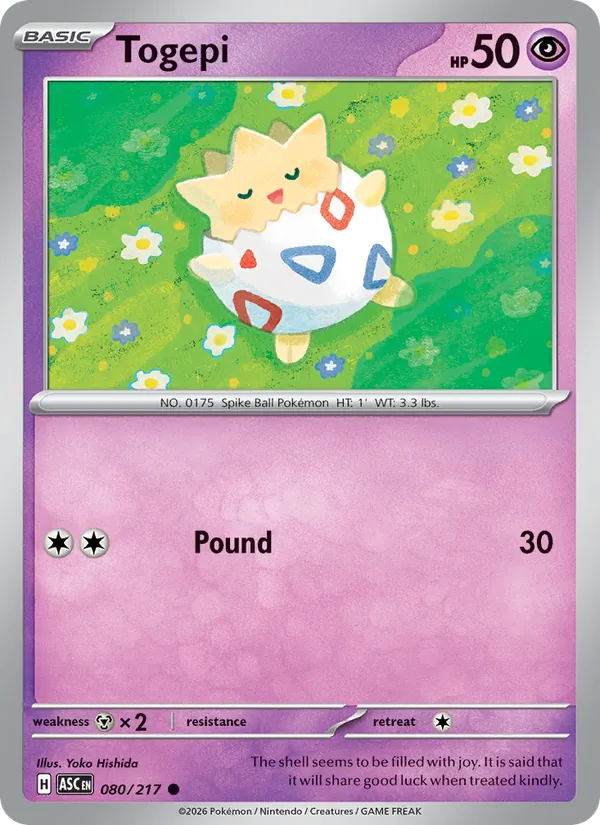 080 Togepi – Ascended Heroes