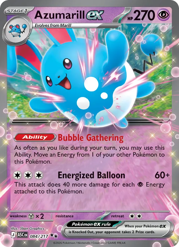 084 Azumarill ex – Ascended Heroes