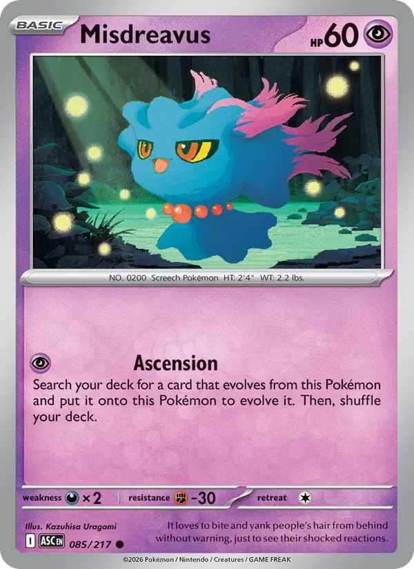 085 Misdreavus – Ascended Heroes