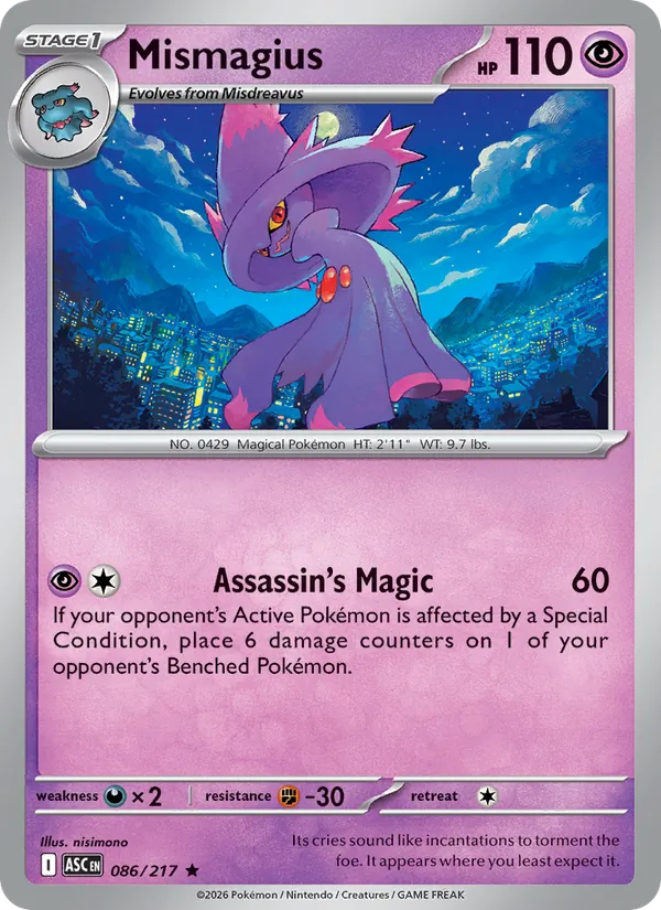 086 Mismagius – Ascended Heroes