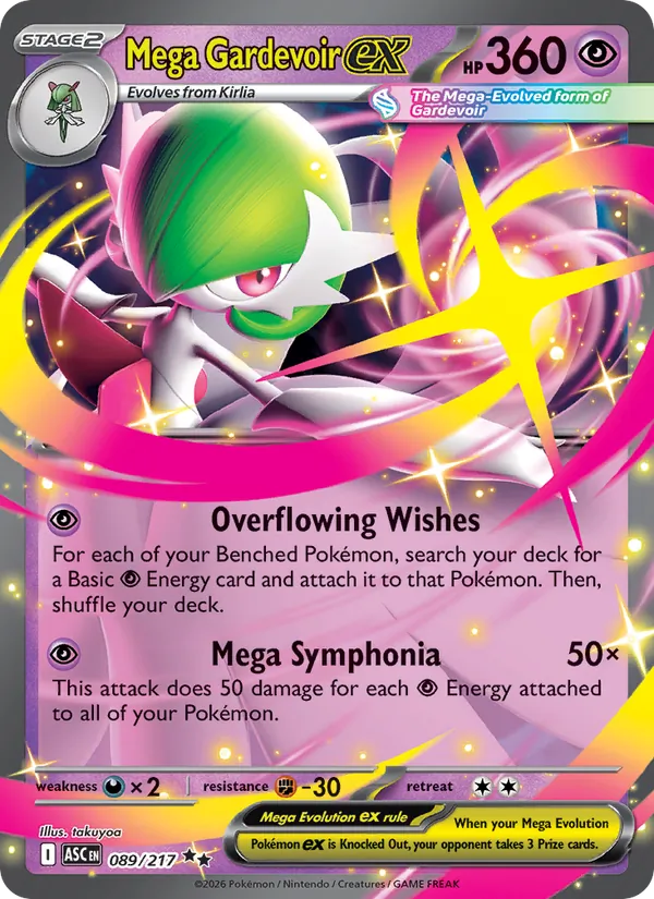 089 Mega Gardevoir ex – Ascended Heroes