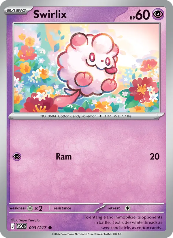 093 Swirlix – Ascended Heroes