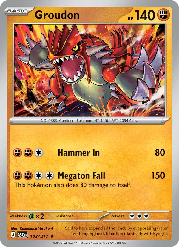 108 Groudon – Ascended Heroes