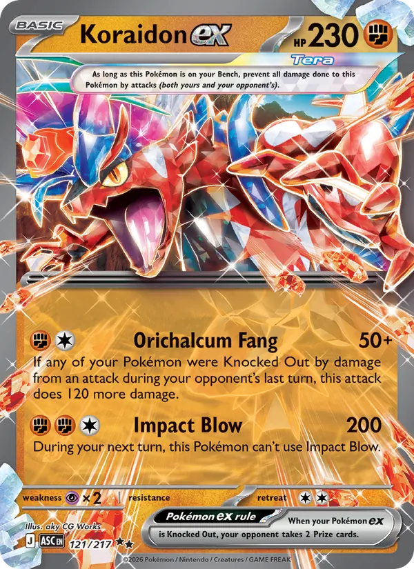 121 Koraidon ex – Ascended Heroes