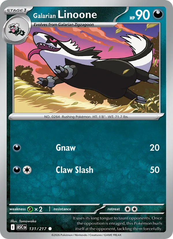 131 Galarian Linoone – Ascended Heroes