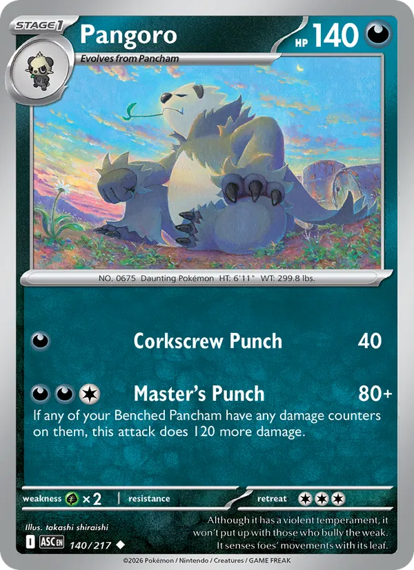 140 Pangoro – Ascended Heroes