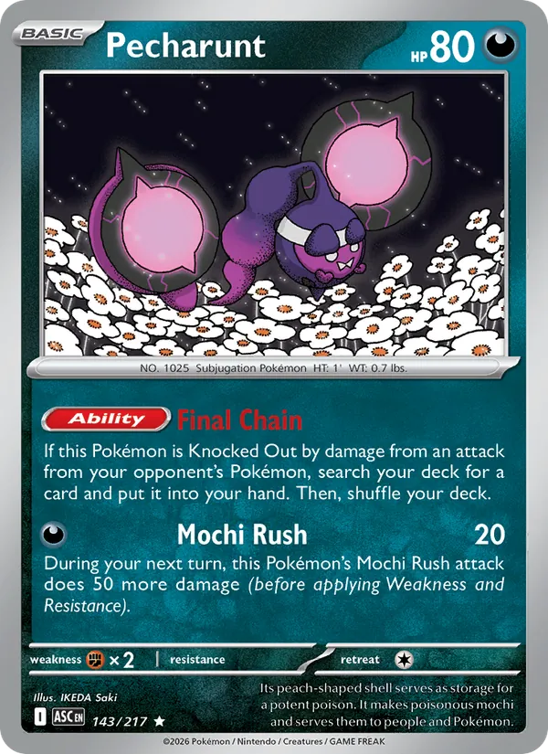 143 Pecharunt – Ascended Heroes
