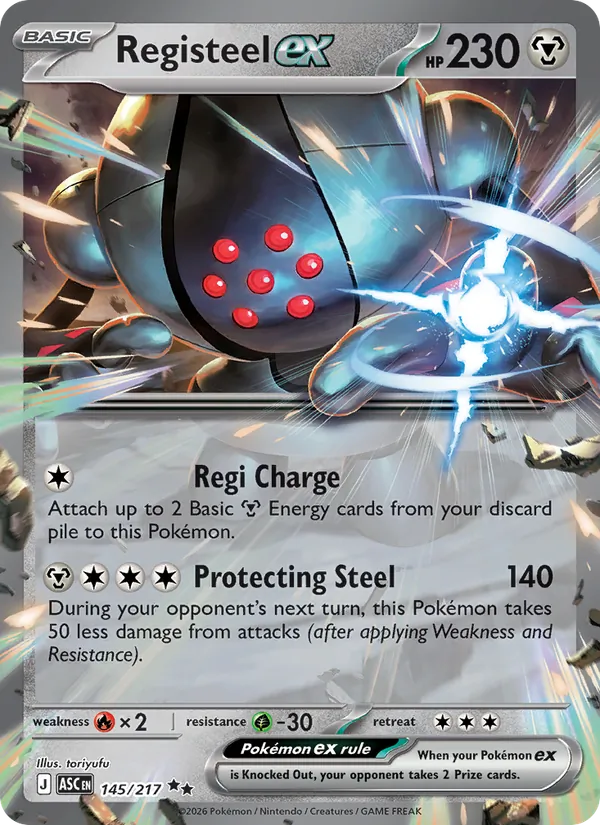 145 Registeel ex – Ascended Heroes