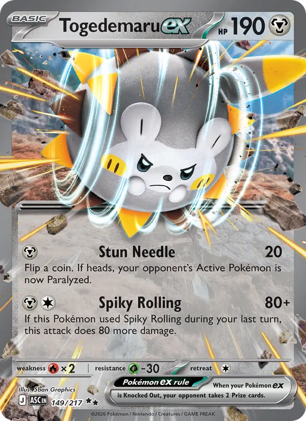 149 Togedemaru ex – Ascended Heroes