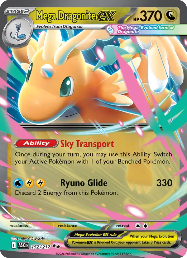 152 Mega Dragonite ex – Ascended Heroes