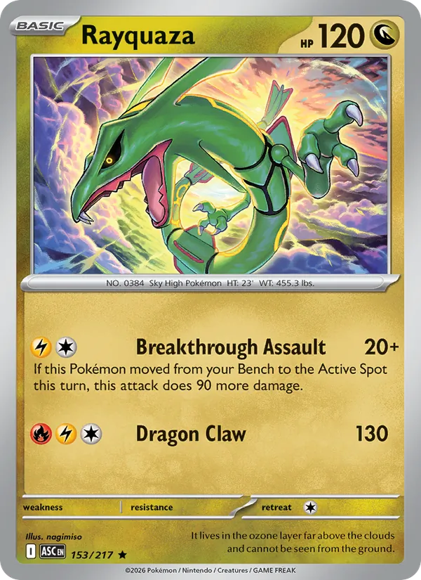 153 Rayquaza – Ascended Heroes