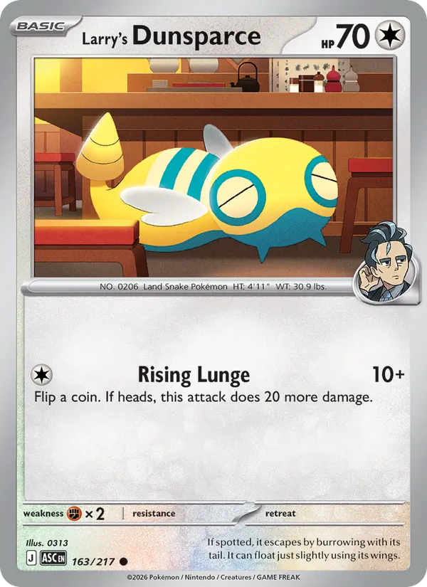 163 Larry's Dunsparce – Ascended Heroes