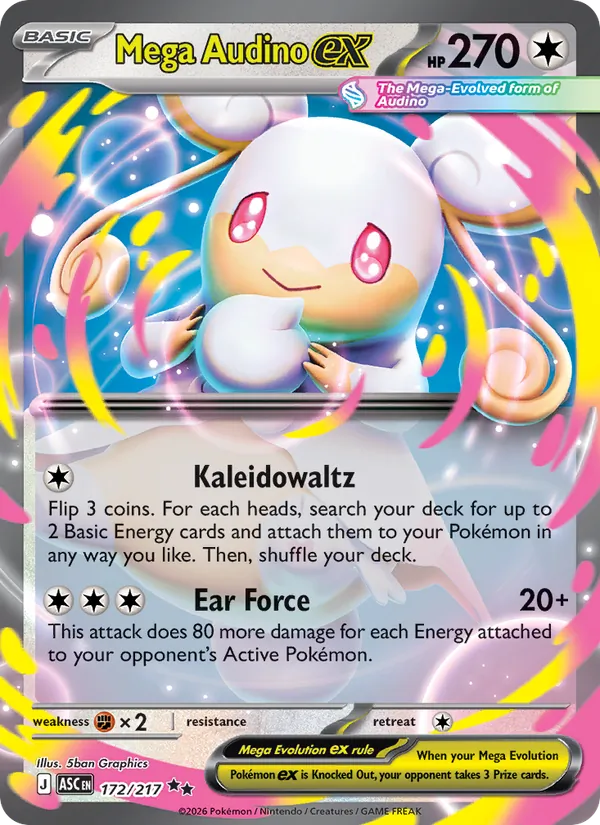 172 Mega Audino ex – Ascended Heroes