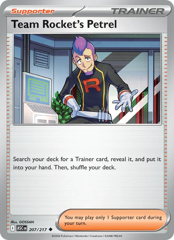 207 Team Rocket's Petrel – Ascended Heroes