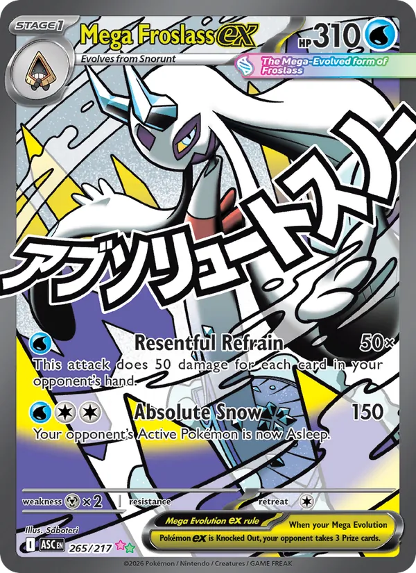 265 Mega Froslass ex – Ascended Heroes