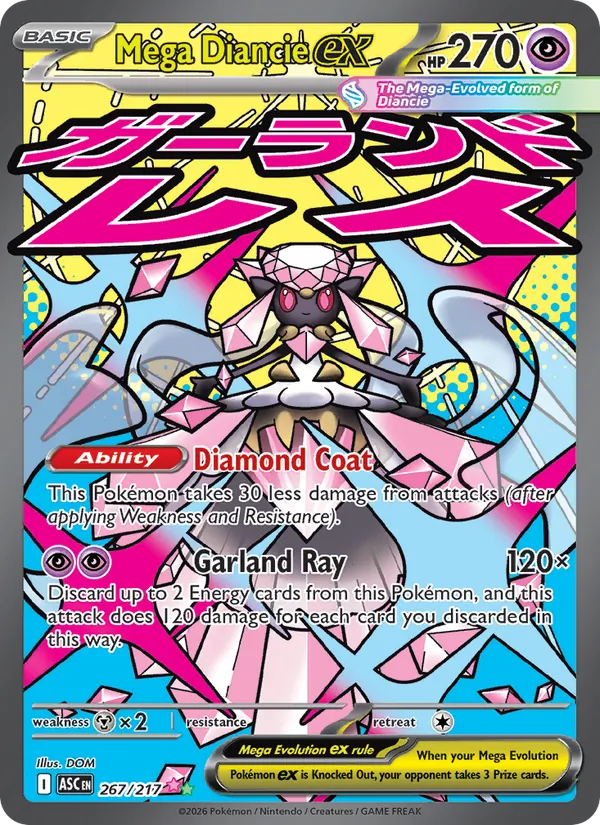 267 Mega Diancie ex – Ascended Heroes