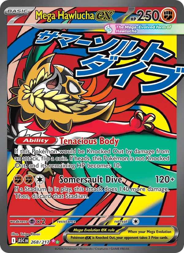 268 Mega Hawlucha ex – Ascended Heroes