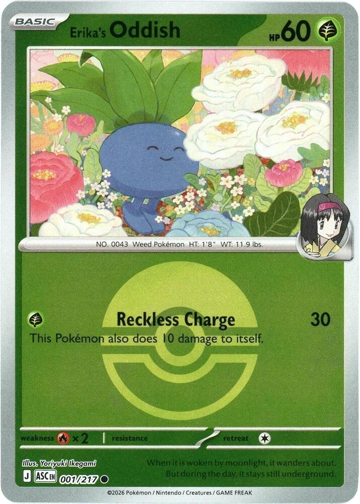 001-PB Erika's Oddish – Ascended Heroes
