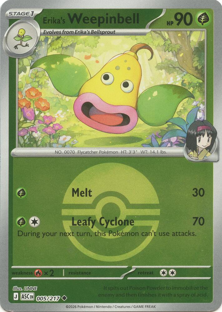 005-PB Erika's Weepinbell – Ascended Heroes