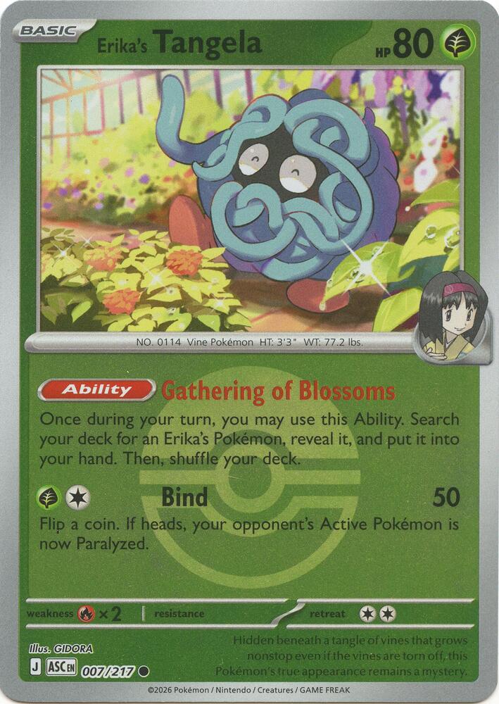 007-PB Erika's Tangela – Ascended Heroes