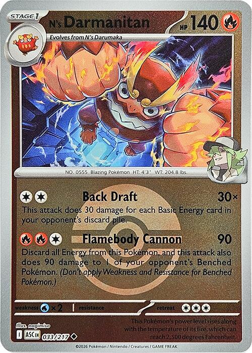 033-PB N's Darmanitan – Ascended Heroes