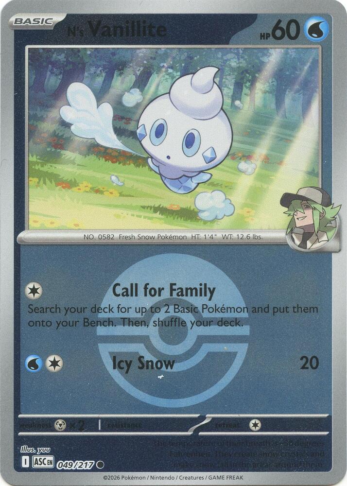 049-PB N's Vanillite – Ascended Heroes