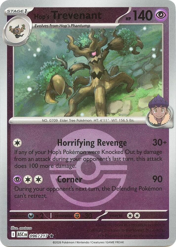 096-PB Hop's Trevenant – Ascended Heroes