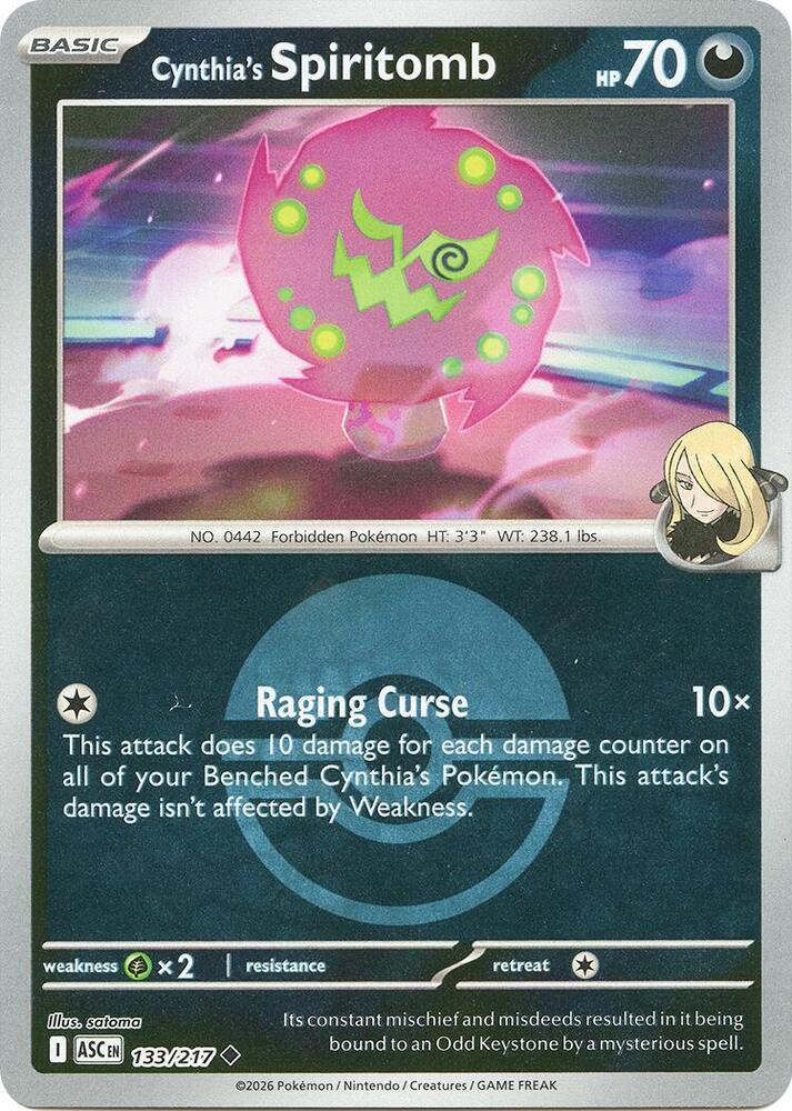 133-PB Cynthia's Spiritomb – Ascended Heroes