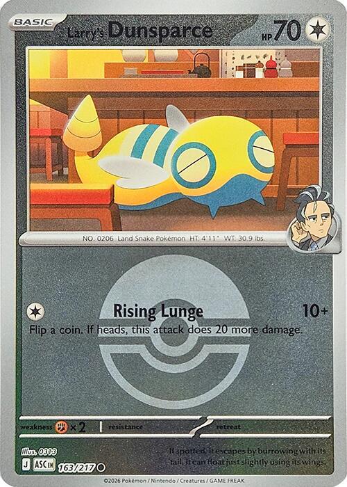 163-PB Larry's Dunsparce – Ascended Heroes