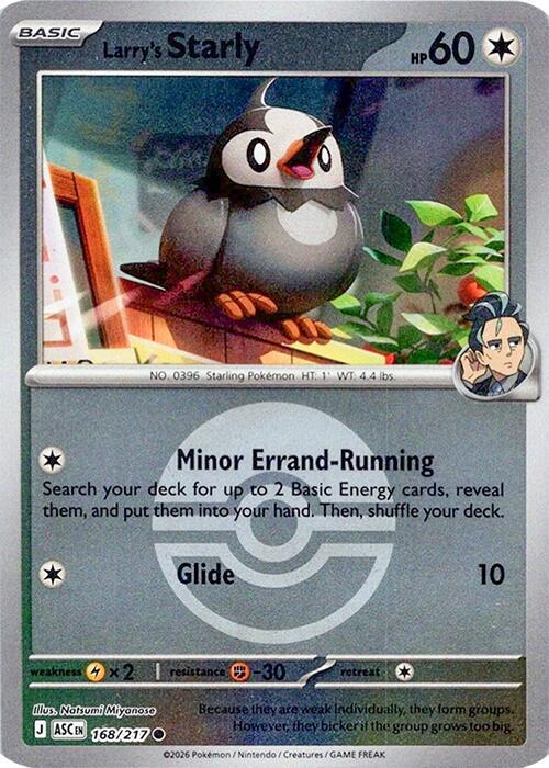 168-PB Larry's Starly – Ascended Heroes