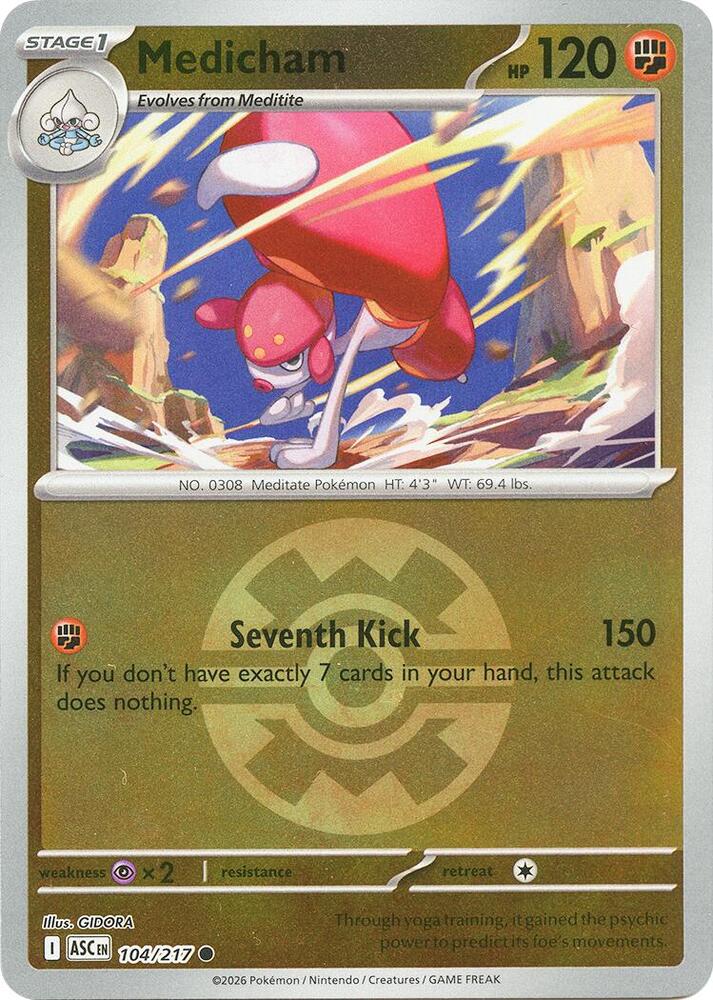104-reverse-quickball Medicham – Ascended Heroes
