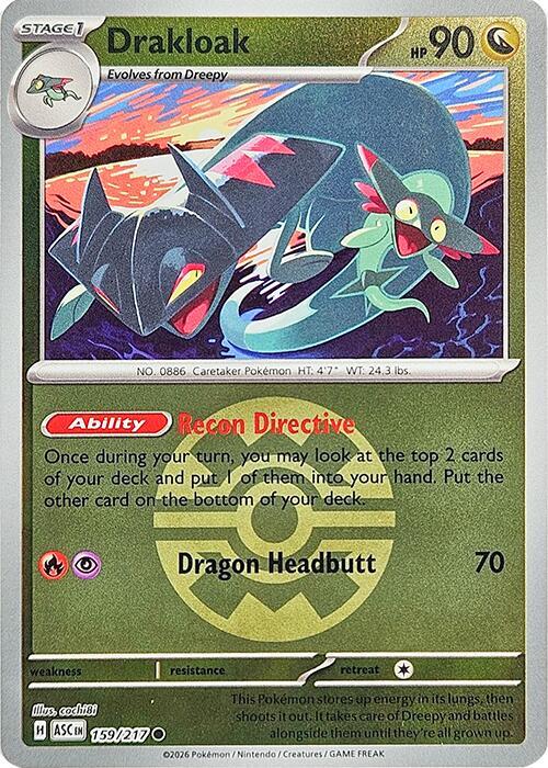 159-reverse-quickball Drakloak – Ascended Heroes