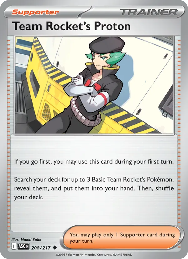 208-RH Team Rocket's Proton – Ascended Heroes