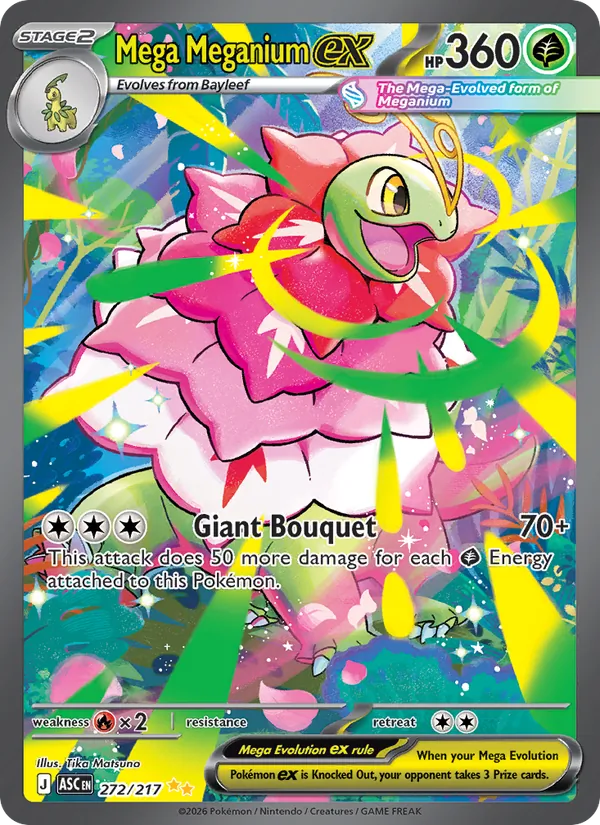 272 Mega Meganium ex – Ascended Heroes