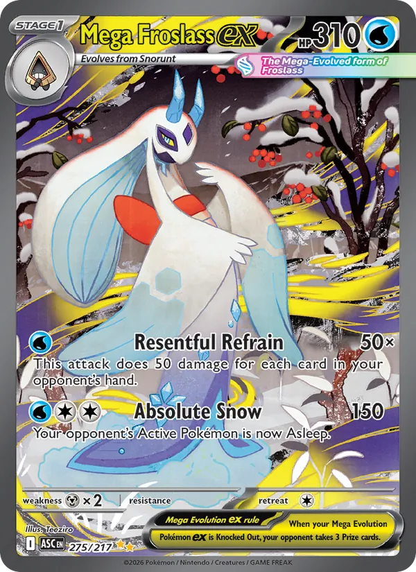 275 Mega Froslass ex – Ascended Heroes
