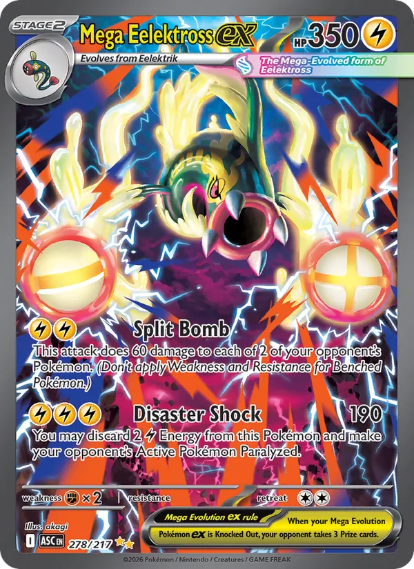 278 Mega Eelektross ex – Ascended Heroes