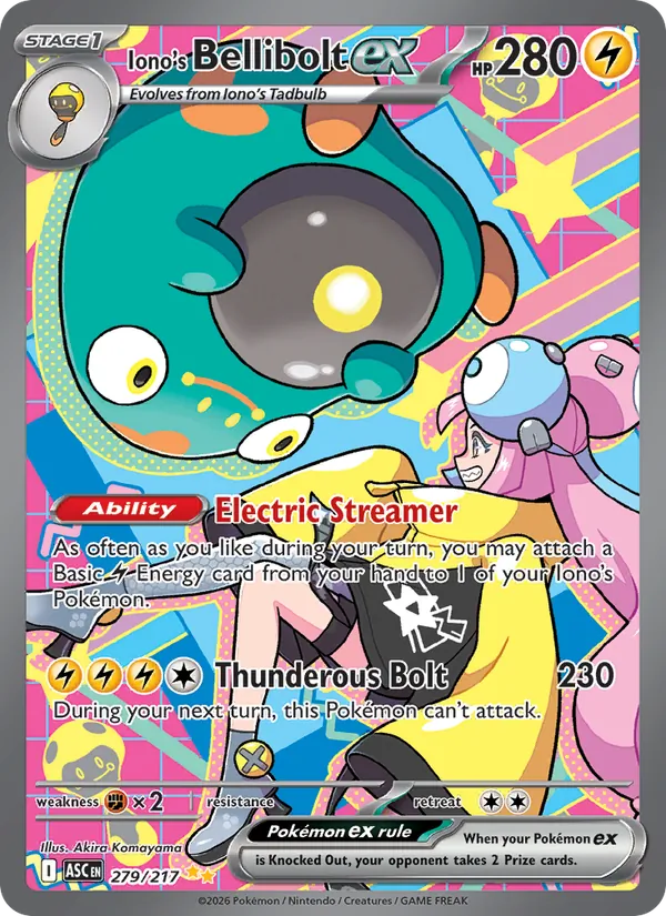279 Iono's Bellibolt ex – Ascended Heroes