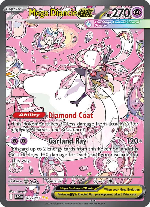 282 Mega Diancie ex – Ascended Heroes