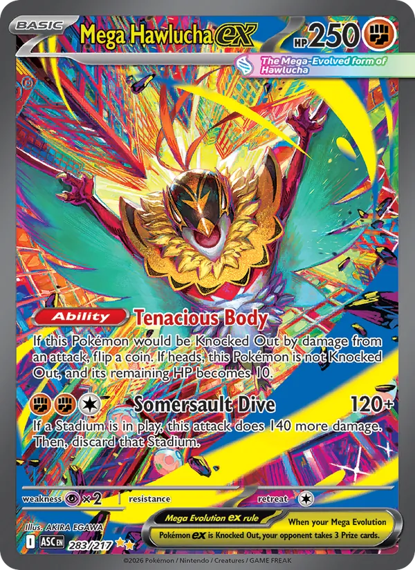 283 Mega Hawlucha ex – Ascended Heroes